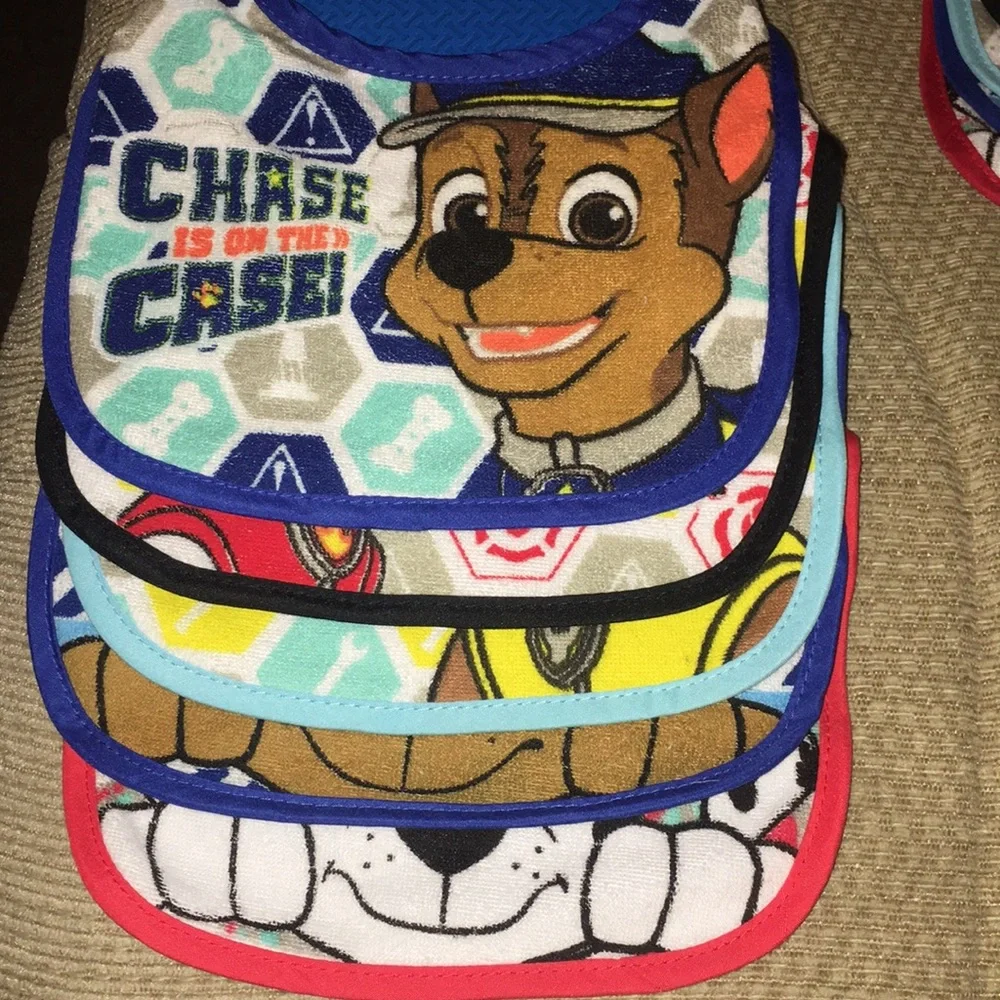🐾NWT Paw Patrol 5-Pack Bibs